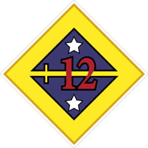 12th Division Patch 1917-1919 U.S. Army Military vinyl decal for car, truck, window or laptop - DECALS OF AMERICA
