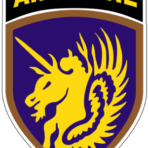 13th Airborne Division Unicorn U.S. Army Military vinyl decal for car, truck, window or laptop - DECALS OF AMERICA