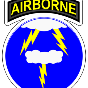 21st Airborne Division Phantom Patch U.S. Army Military vinyl decal for car, truck, window or laptop - DECALS OF AMERICA