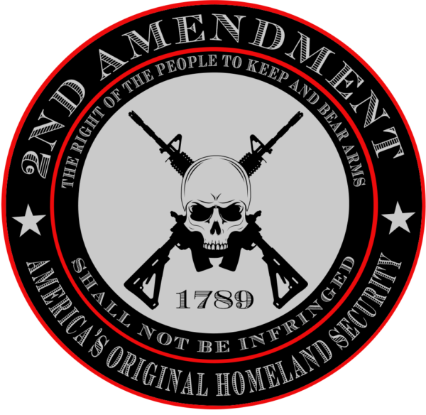 2nd Amendment Logo Gun Rights Vinyl Decal Bumper Sticker Car Truck Laptop USA - DECALS OF AMERICA