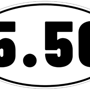 556 Ammo vinyl decal for car, truck, window or laptop military 5.56x45 self defense hunting - DECALS OF AMERICA