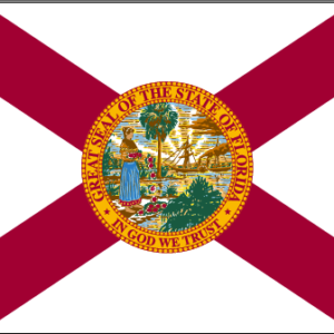 FLORIDA STATE FLAG VINYL DECAL