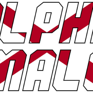 Alpha Male Alabama Flag Vinyl Decal