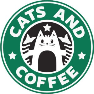 Cats and Coffee Vinyl Decal