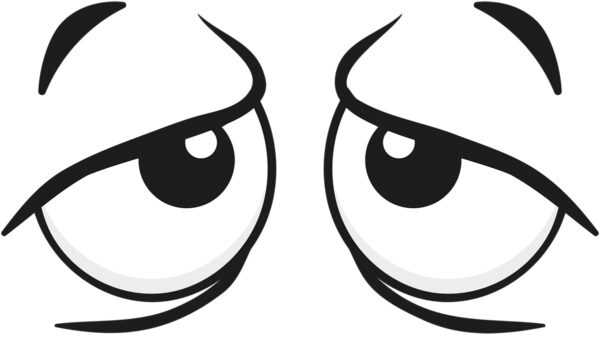 Googly Eyes Tired Vinyl Decal