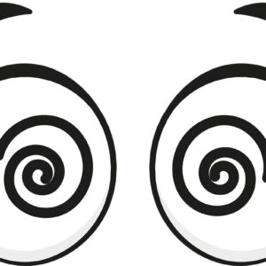 Googly Eyes Crazy Vinyl Decal