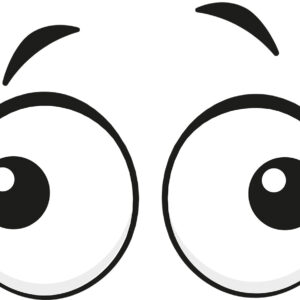 Googly Eyes Derp Vinyl Decal