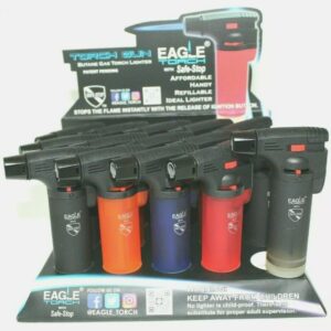 Eagle Butane Gas Torch Gun Windproof Refillable Adjustable Lockable PT101U - DECALS OF AMERICA