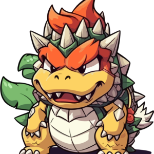 Decal Vinyl Truck Car Sticker - Video Games Super Mario Baby Bowser Fan Art - DECALS OF AMERICA