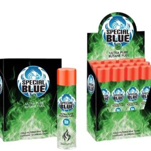 48 Cans - Butane Gas Special Blue 5X refined. Lighter Refill Wholesale Fuel - DECALS OF AMERICA