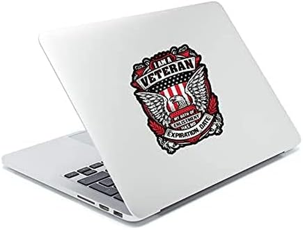 64c745b8ef9a1a745af3935c I Am a Veteran My Oath of Enlistment Has No Expiration Date 7 Inch Decal - DECALS OF AMERICA