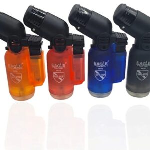 Eagle Torch Mini-Angle Torch Lighter Windproof Refillable Lighter 4-Count - DECALS OF AMERICA