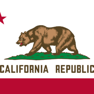 Flag of California Sticker Decal Vinyl Bear Flag Republic Californian - DECALS OF AMERICA
