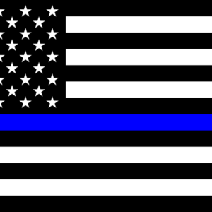 AMERICAN COUNTRY FLAG THIN BLUE LINE, STICKER, DECAL, 5YR VINYL, STATE FLAG - DECALS OF AMERICA
