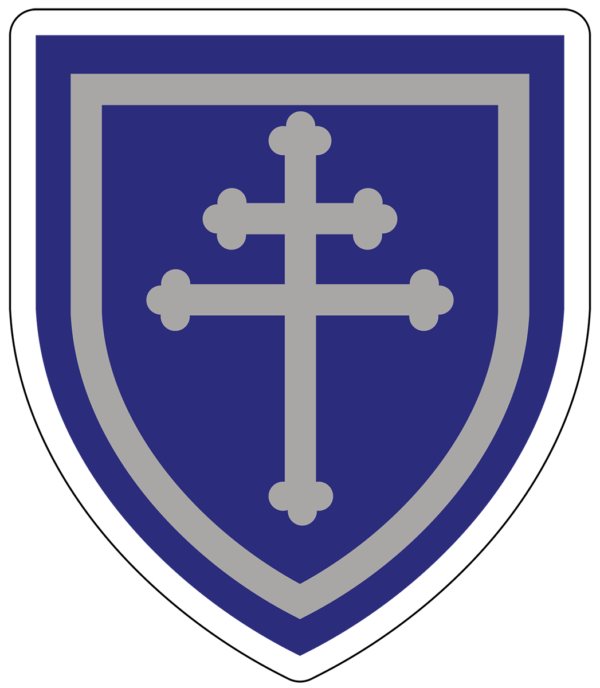 79th Infantry Division Patch Cross Of Lorraine U.S. Army Military vinyl decal for car, truck, window or laptop - DECALS OF AMERICA