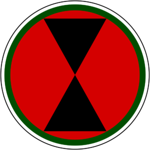 7th Infantry Division vinyl decal for car, truck, window or laptop U.S. Army Military - DECALS OF AMERICA