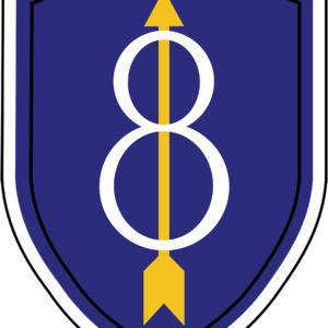 8th Infantry Division Patch vinyl decal for car, truck, window or laptop U.S. Army Military - DECALS OF AMERICA