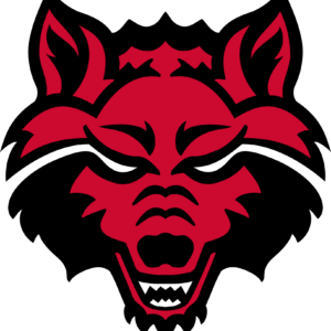Arkansas State Red Wolves NCAA Football Vinyl Decal for laptop, window or vehicle