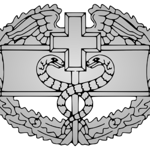 Combat medical badge 1st award U.S Military vinyl decal for car, truck, window or laptop - DECALS OF AMERICA