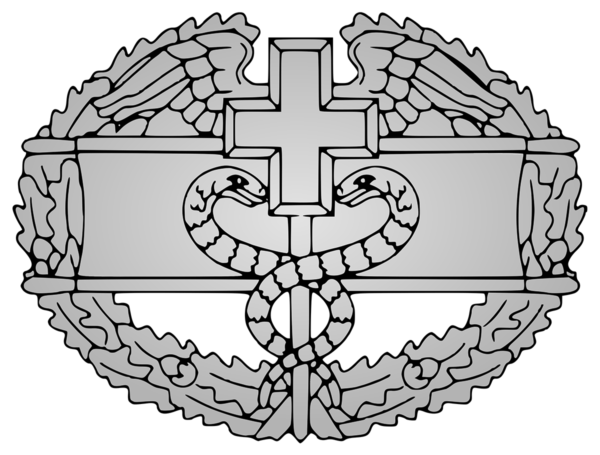 Combat medical badge 1st award U.S Military vinyl decal for car, truck, window or laptop - DECALS OF AMERICA