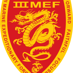 III Marine Expeditionary Force 3rd MEF Patch vinyl decal for car, truck, window or laptop U.S. Marine Military