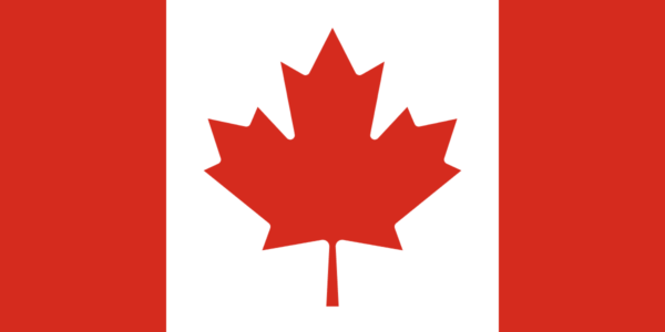 CANADA COUNTRY FLAG, STICKER, DECAL, 5YR VINYL