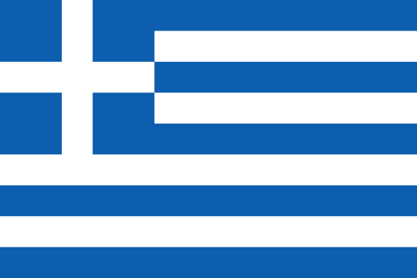 Flag_of_Greece GREECE COUNTRY FLAG, STICKER, DECAL, 5YR VINYL