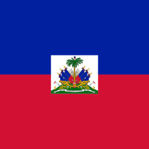 HAITI COUNTRY FLAG, STICKER, DECAL, 5YR VINYL