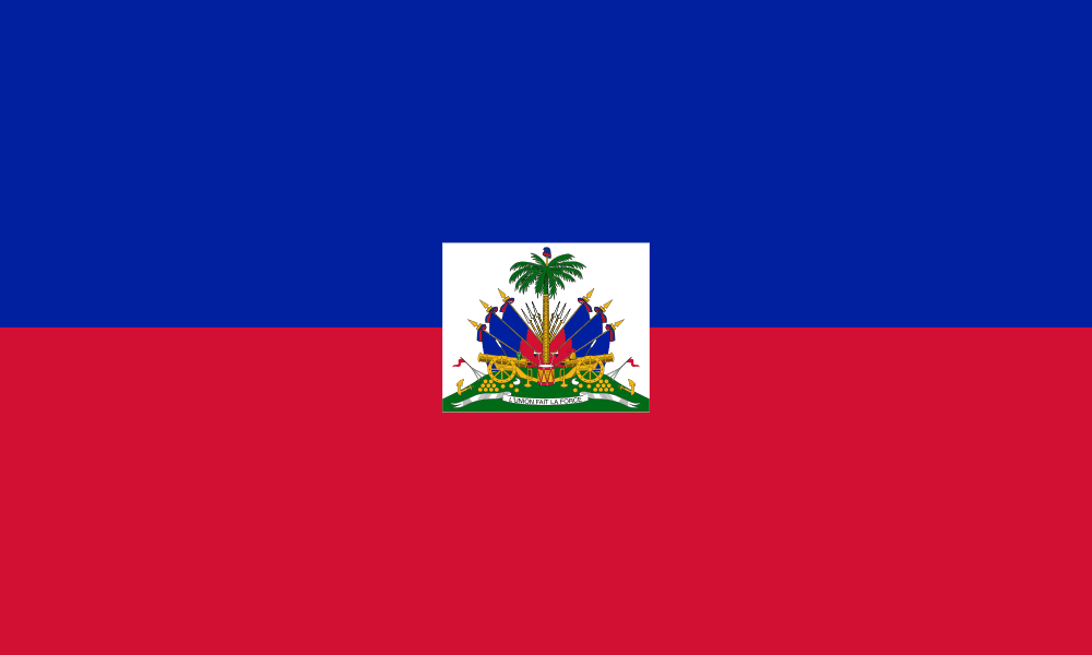 Flag_of_Haiti HAITI COUNTRY FLAG, STICKER, DECAL, 5YR VINYL