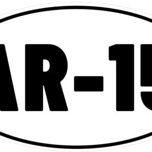 AR15 rifle vinyl decal for car, truck, window or laptop military self defense hunting AR-15 .223 - DECALS OF AMERICA