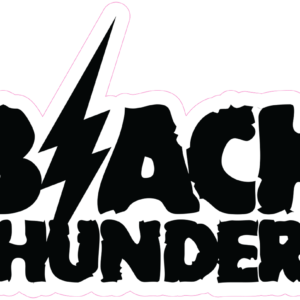 Black Thunders logo Vinyl Decal for Car Truck Window Laptop