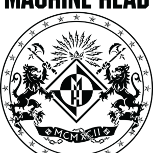 Machine Head logo Color on White Background Vinyl Decal for Car Truck Window Laptop